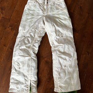 Burton Beige Checkered Snow pants